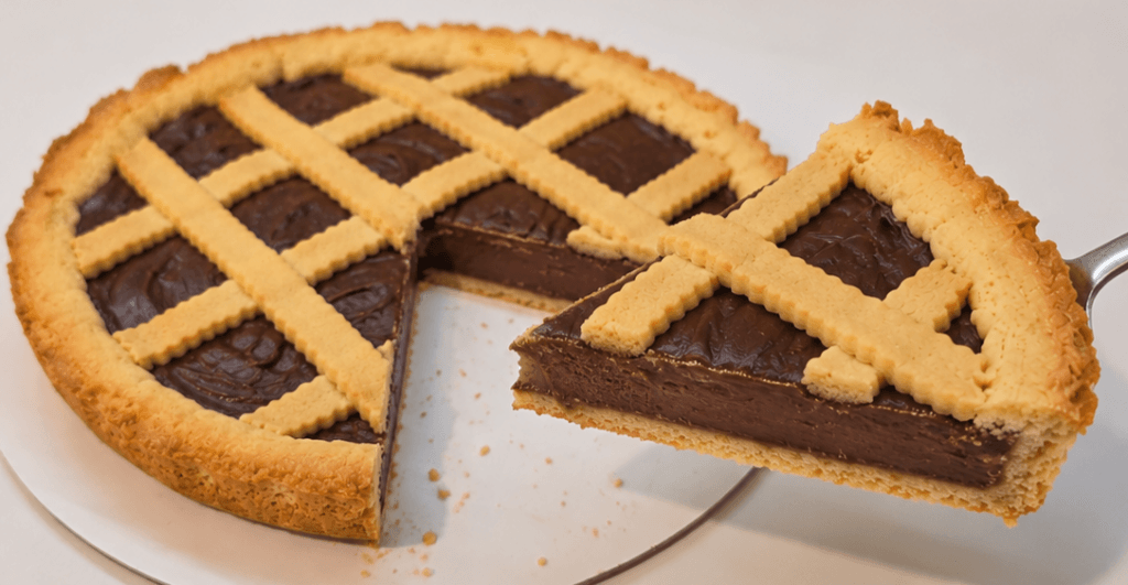fetta crostata alla nutella